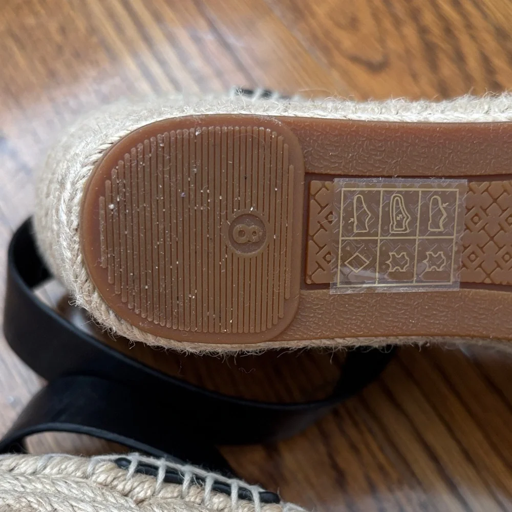 Tory Burch Black Espadrille Sandals - Picture 7 of 8